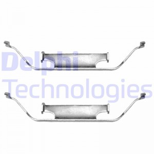 Комплектующие, колодки дискового тормоза LX0135 DELPHI