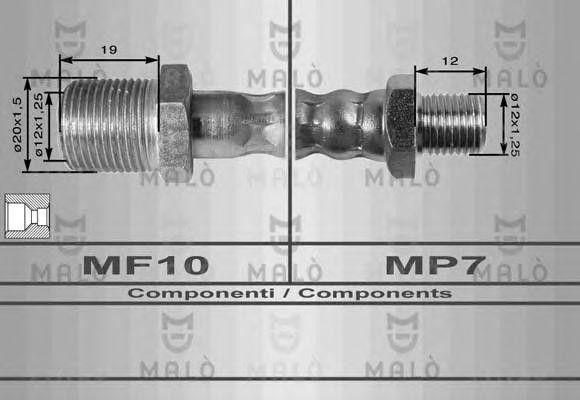 Тормозной шланг 8299 MALO