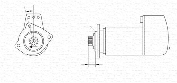 Стартер MSR687 MAGNETI MARELLI