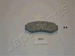 Комплект тормозных колодок, диско PP501AF JAPAN PARTS GROUP