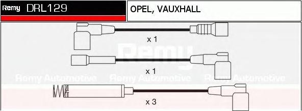 Ккомплект проводов зажигания DRL129 DELCO REMY