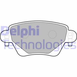 Комплект тормозных колодок, диско LP1682 DELPHI