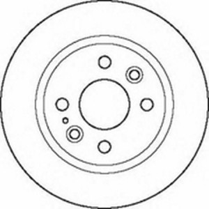 Тормозной диск 561872B BENDIX JURID