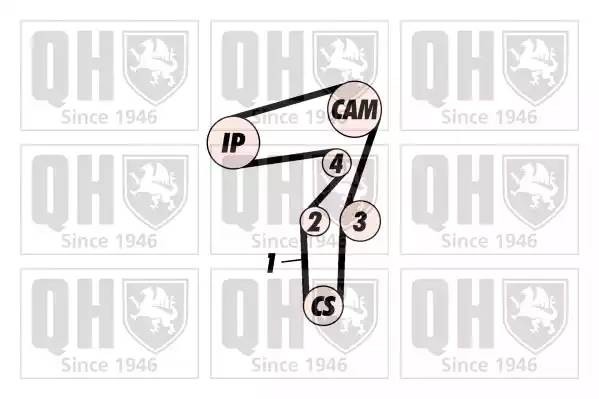 Комплект ремня ГРМ QBK658 QUINTON HAZELL