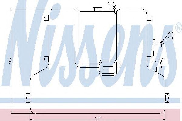 Теплообменник, отопление салона 71903 NISSENS