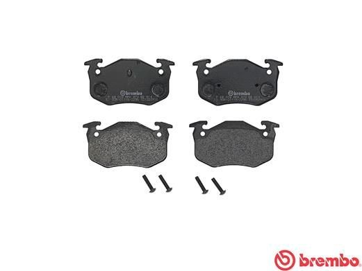 Комплект тормозных колодок, диско P68018 BREMBO