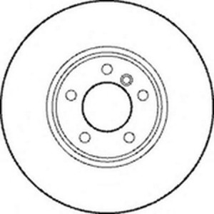 Тормозной диск 562134B BENDIX JURID