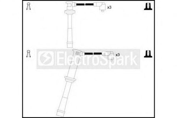 Ккомплект проводов зажигания OEK390 STANDARD