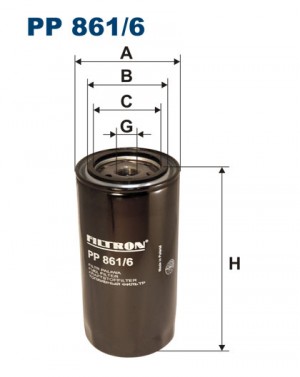 Фильтр топливный PP8616 FILTRON
