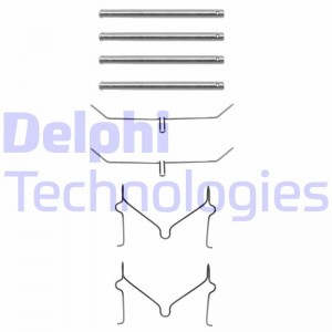 Комплектующие, колодки дискового тормоза LX0182 DELPHI