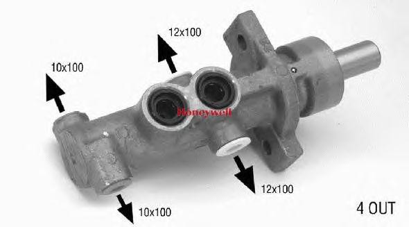 Главный тормозной цилиндр 132895B BENDIX JURID