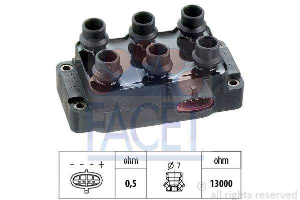 Ремкомплект, распределитель зажигания HT0536 FACET
