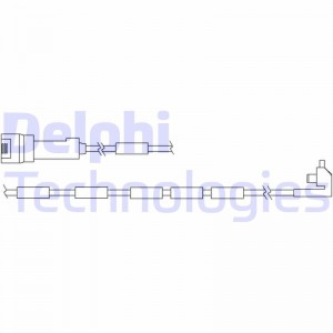 Сигнализатор, износ тормозных колодок LZ0107 DELPHI