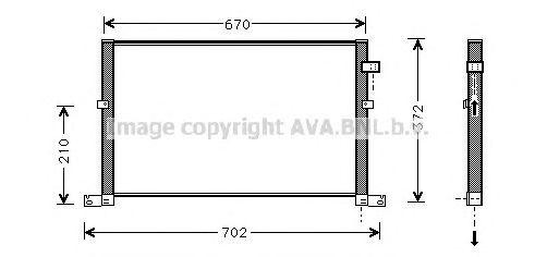 Радиатор кондиционера FD5334 AVA