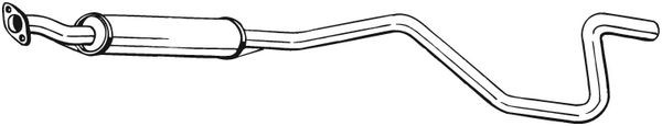 Средний глушитель выхлопных газов 286-071 BOSAL