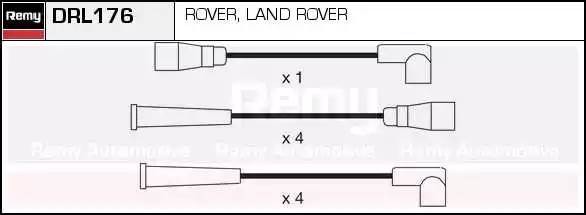 Ккомплект проводов зажигания DRL176 DELCO REMY