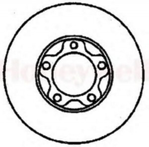 Тормозной диск 561294B BENDIX JURID