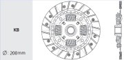 Диск сцепления NS27 VALEO PHC