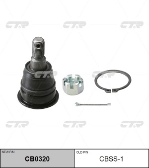 Опора шаровая подвески CBSS-1 CTR