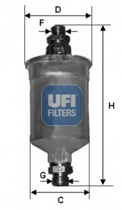 Топливный фильтр 31.658.00 UFI