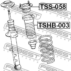 Опора амортизатора подвески TSS-058 FEBEST