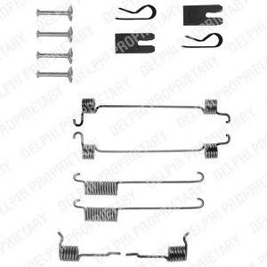 Комплектующие, тормозная колодка LY1256 DELPHI