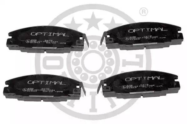 Комплект тормозных колодок, диско 9479 OPTIMAL