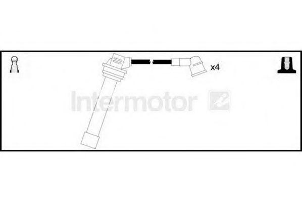 Ккомплект проводов зажигания 73389 STANDARD