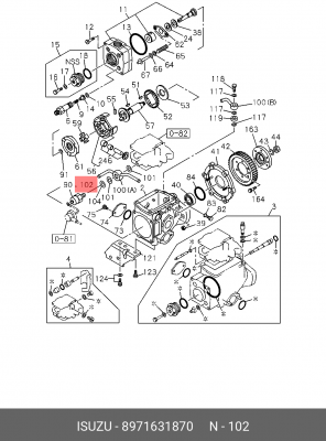 Подъёмный магнит 8-97163-187-0 ISUZU