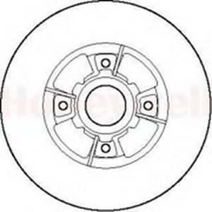 Тормозной диск 561591B BENDIX JURID
