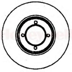Тормозной диск 561155B BENDIX JURID