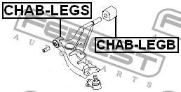 Сайлентблок CHAB-LEGB FEBEST