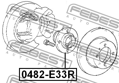 Деталь 0482-E33R FEBEST
