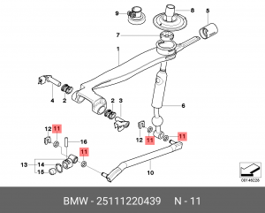 Шайба 25 11 1 220 439 BMW