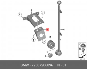 Деталь 72 60 7 206 096 BMW