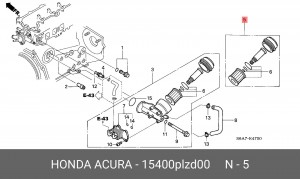 Масляный фильтр 15400PLZD00 HONDA
