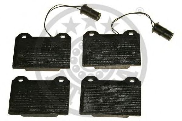Комплект тормозных колодок, диско 9248 OPTIMAL