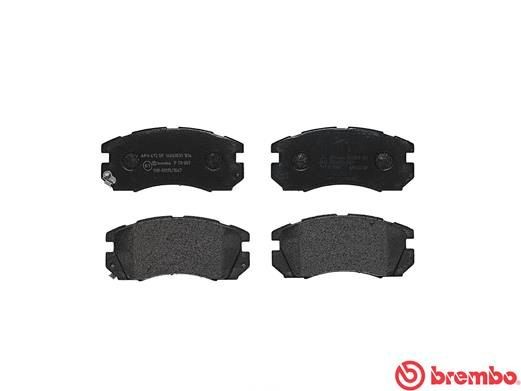 Комплект тормозных колодок, диско P78007 BREMBO