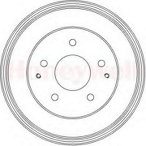 Тормозной барабан 329285B BENDIX JURID
