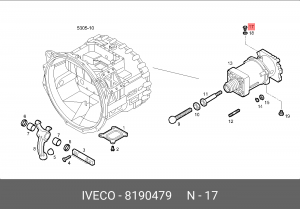 Болт 8190479 IVECO
