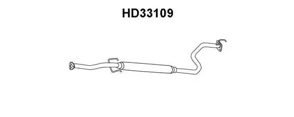 Предглушитель выхлопных газов HD33109 VENEPORTE