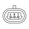 Датчик положения дроссельной заслонки 1.995.083 EPS