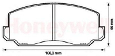 Комплект тормозных колодок, диско 572205B BENDIX JURID