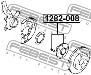 Ступица колеса 1282-008 FEBEST
