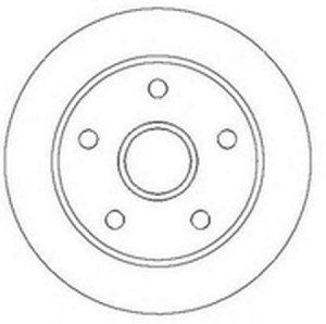 Тормозной диск 561566B BENDIX JURID