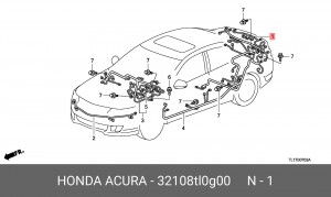 Жгут проводов 32108TL0G00 HONDA