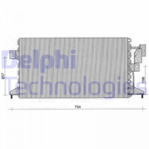Конденсатор, кондиционер TSP0225247 DELPHI