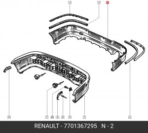 Деталь 7701367295 RENAULT