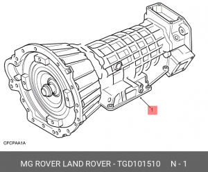 Автоматическая коробка передач TGD101510 LAND ROVER