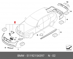 Деталь 51 19 2 154 397 BMW